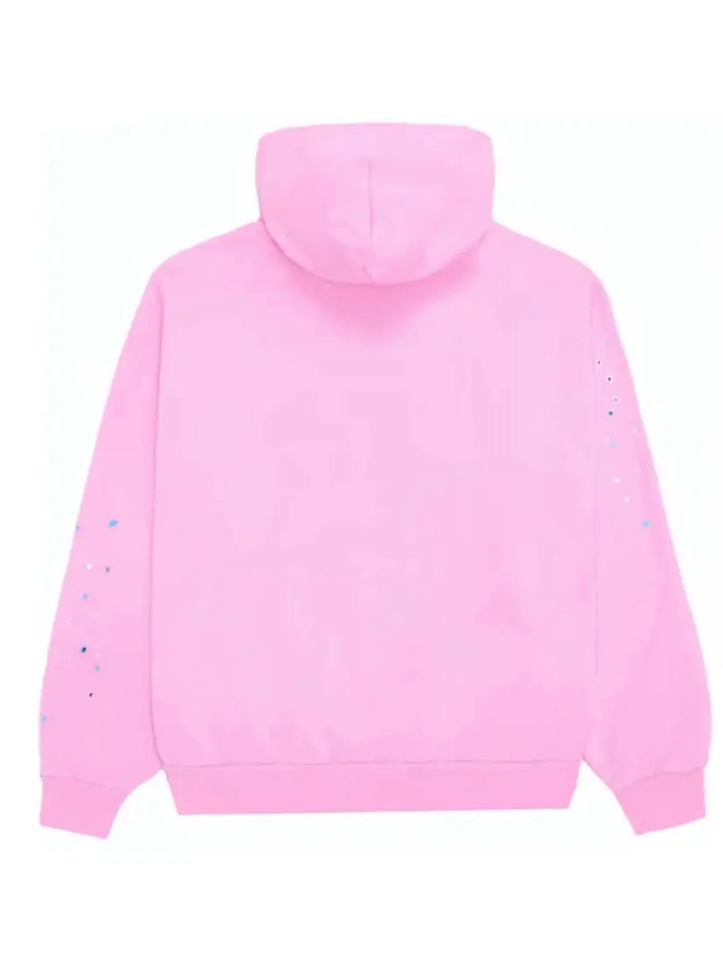 Sp5der Logo Web Pink Hoodie