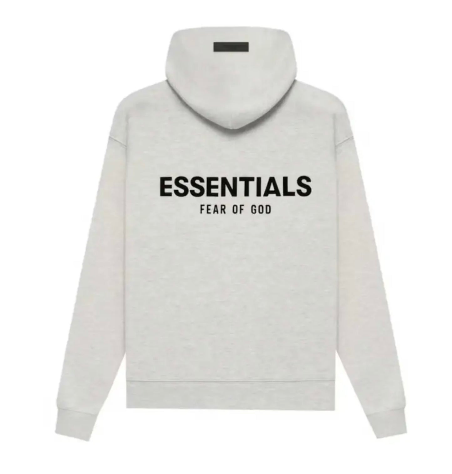 Essentials Light Oatmeal Linen Hoodie