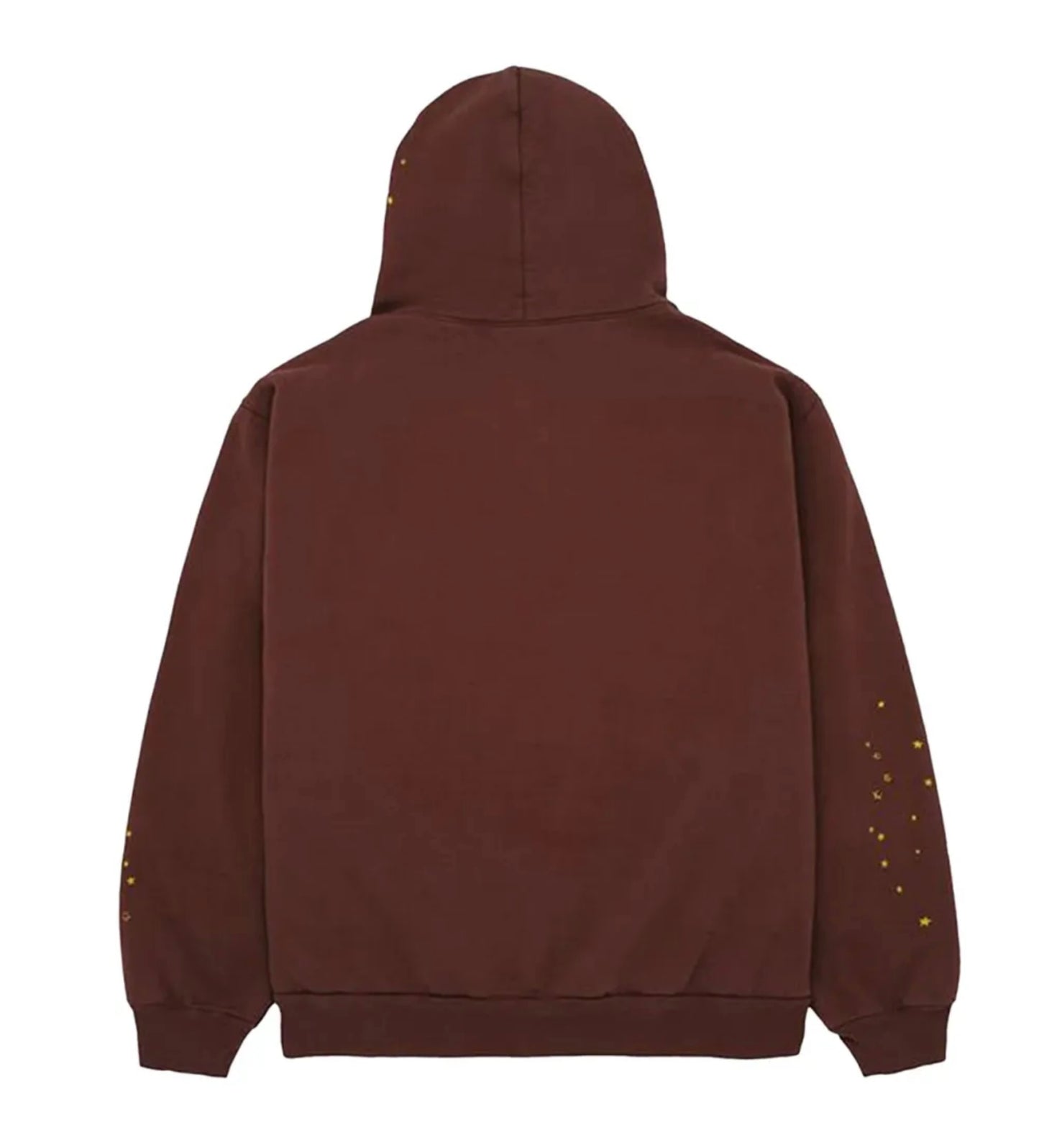 Sp5der Web Logo Hoodie Brown