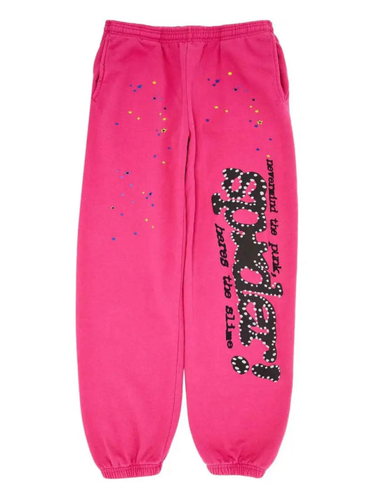 Sp5der Pink Sweatpants