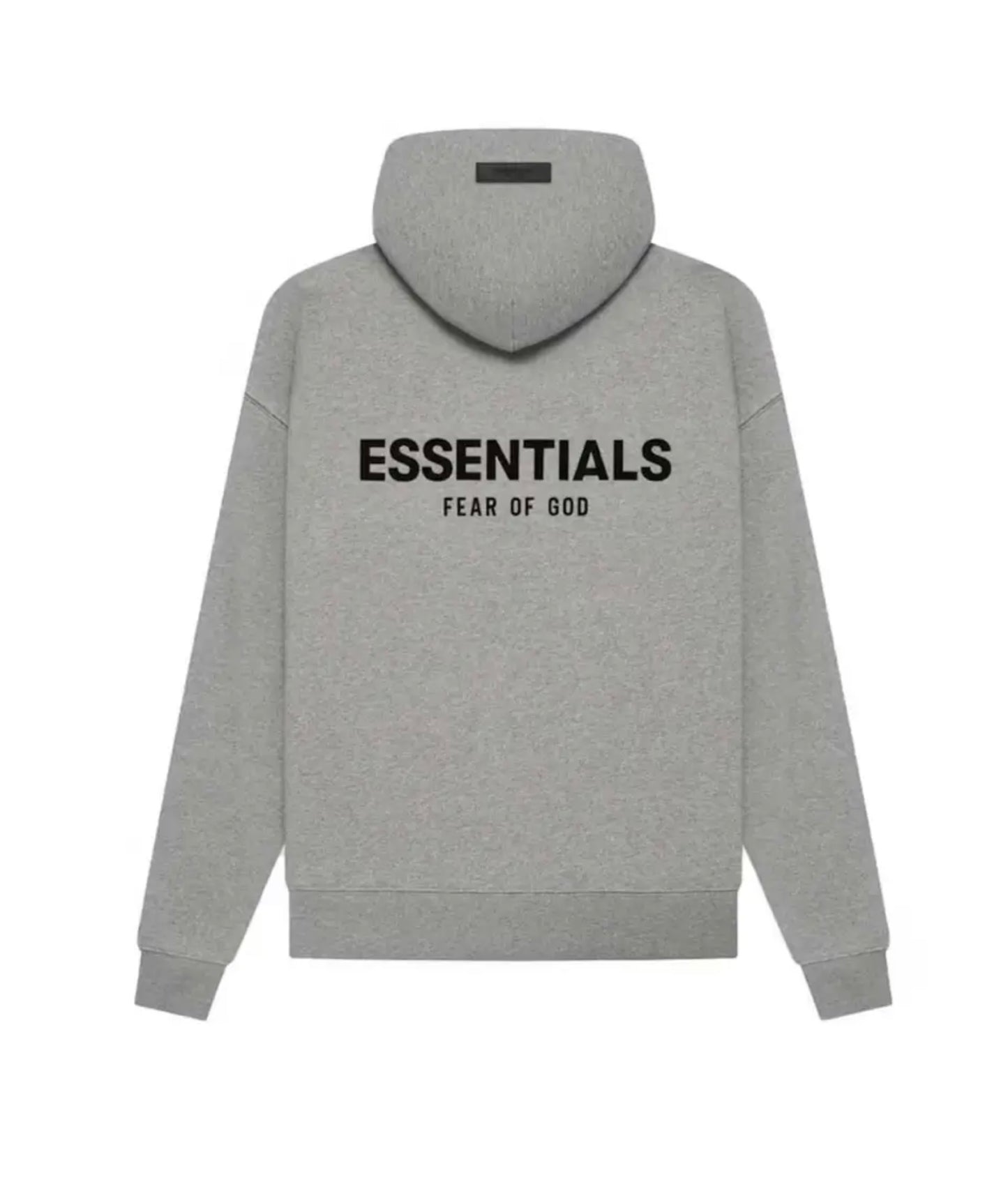 Essentials Dark Oatmeal Hoodie