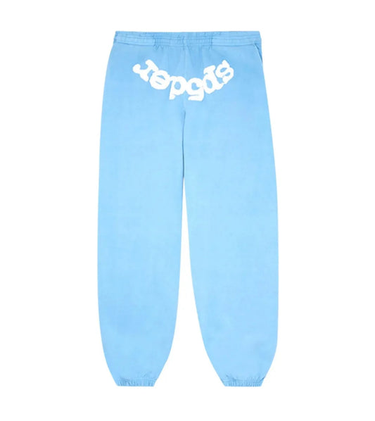 Sp5der Classic Sweatpants Light Blue