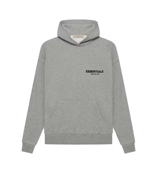 Essentials Dark Oatmeal Hoodie