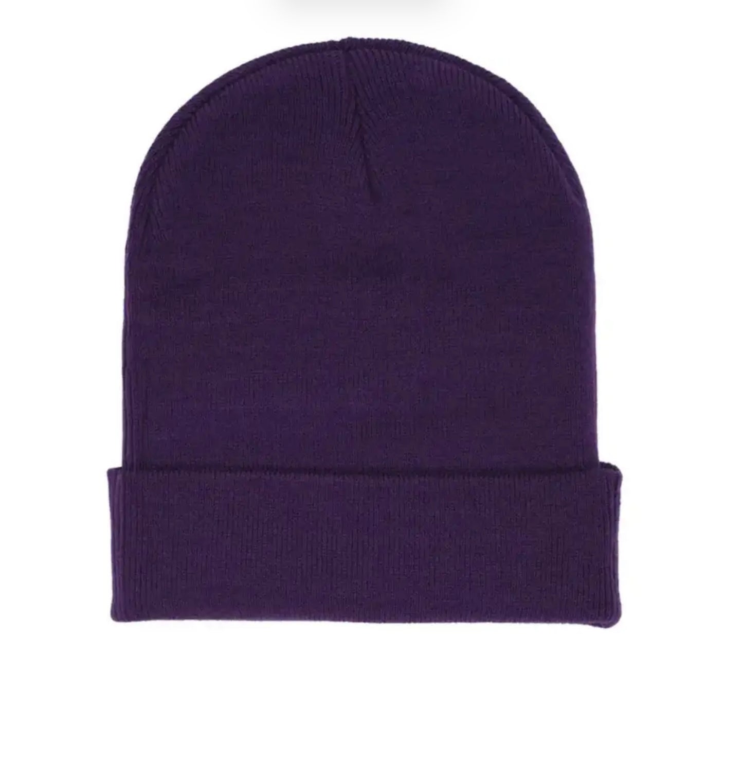 Sp5der Web Rhinestone Beanie Purple