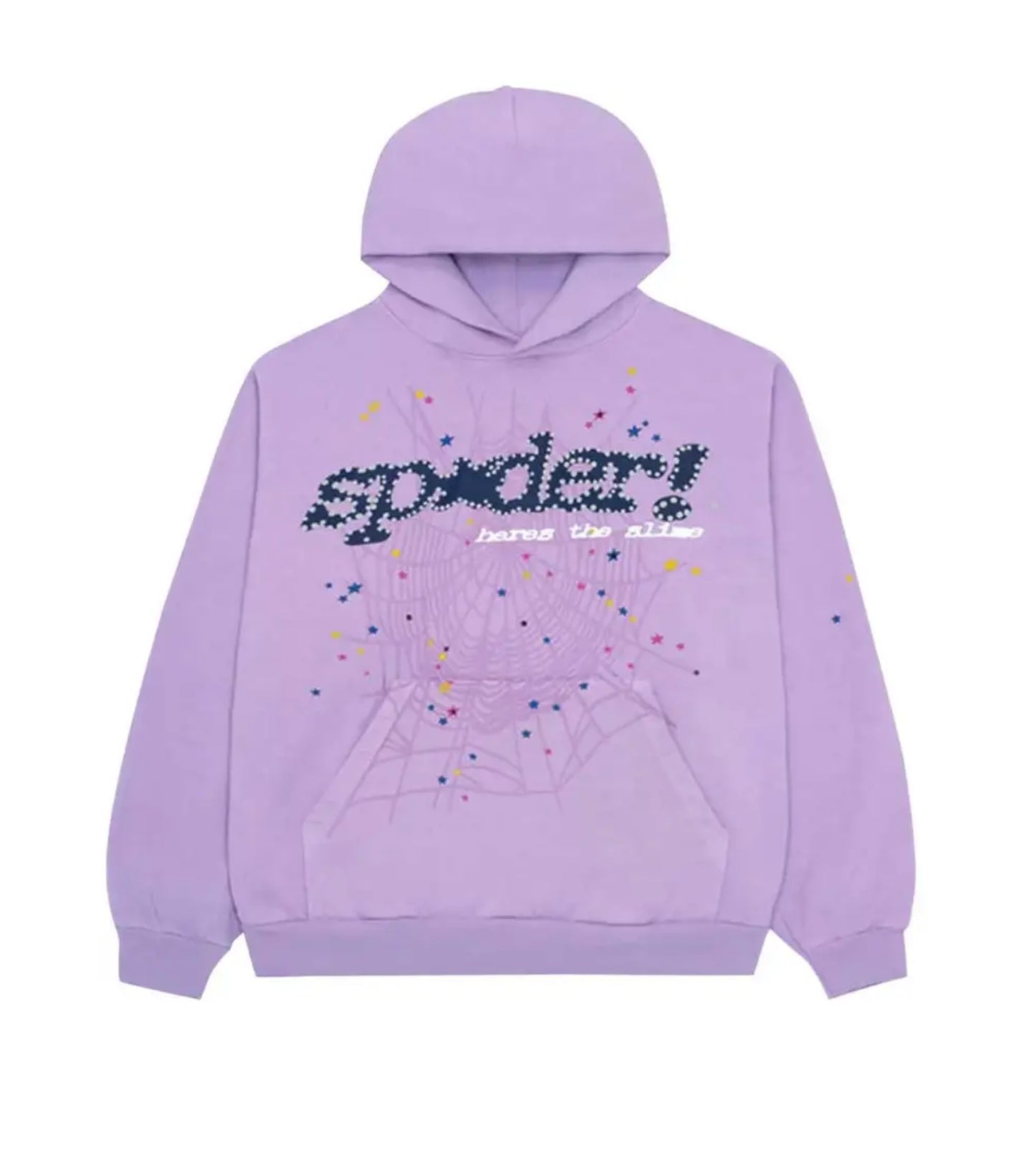 Sp5der Açai Hoodie Purple