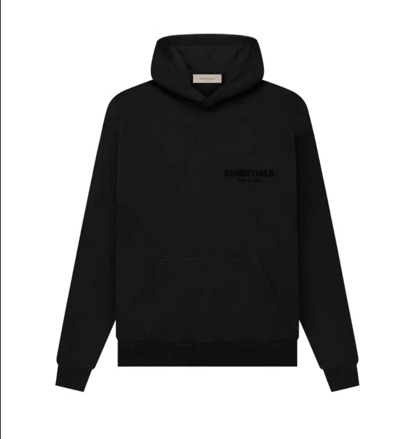 Essentials Stretch Limo Black Hoodie