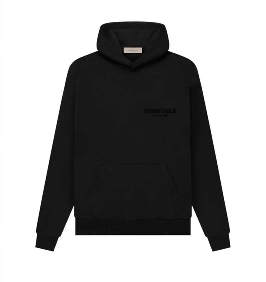 Essentials Stretch Limo Black Hoodie