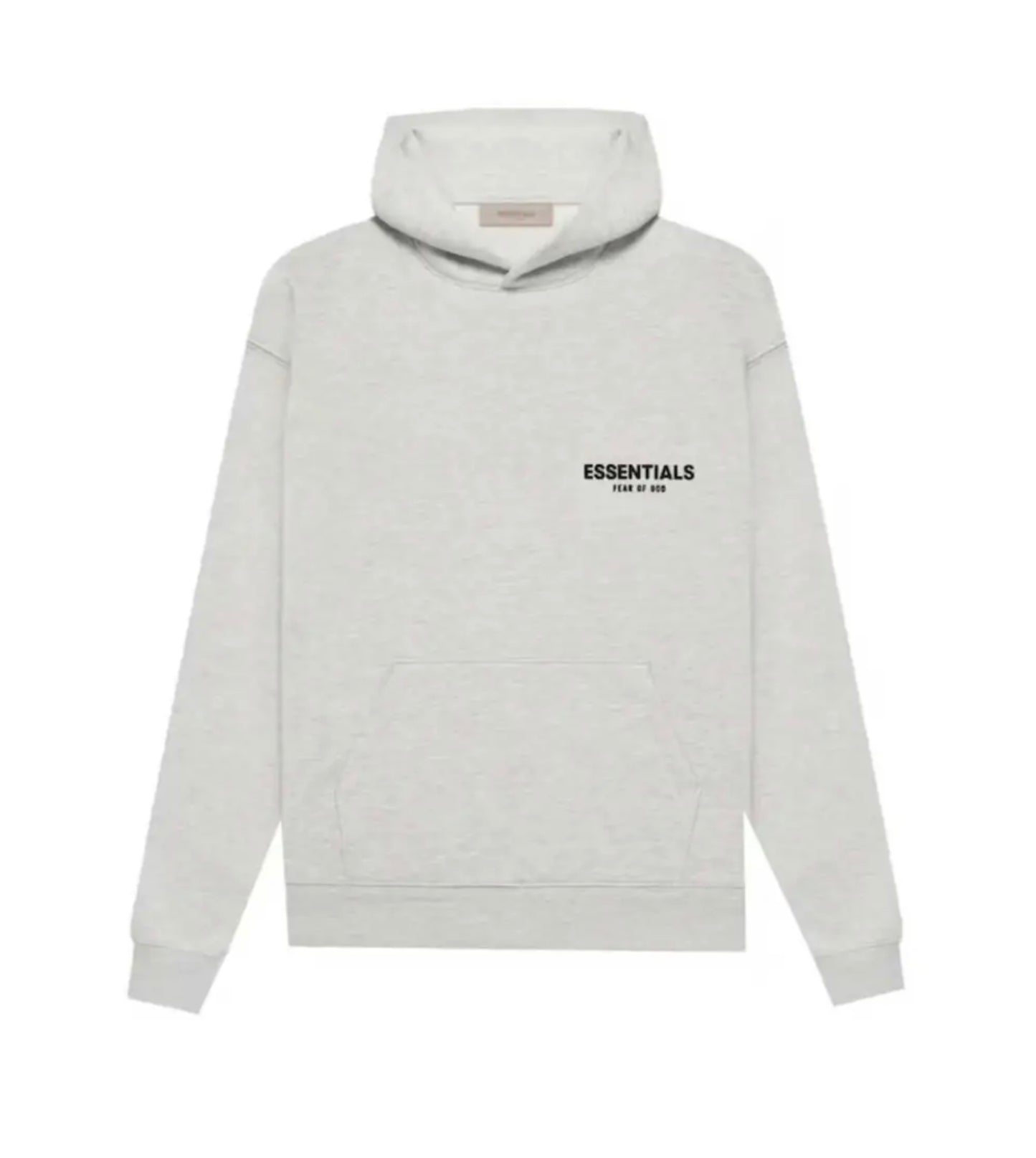 Essentials Light Oatmeal Linen Hoodie