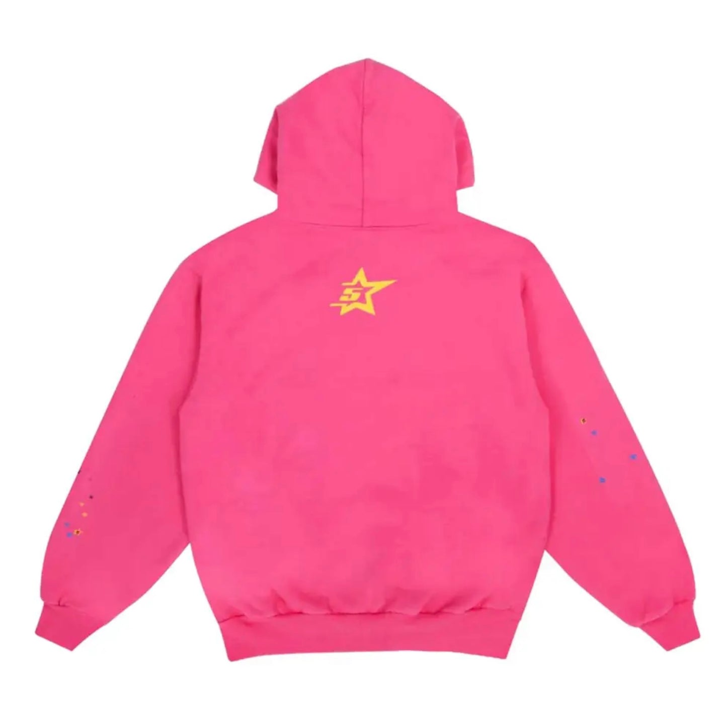 Sp5der Pink Web Hoodie Pink